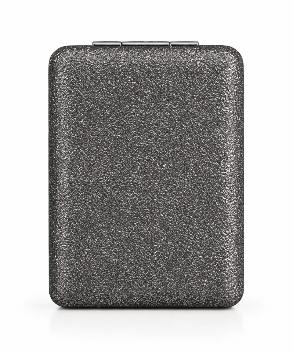 taschenspiegel-aufklappbar-anthrazit-silber-mit-vergr-erung image 1