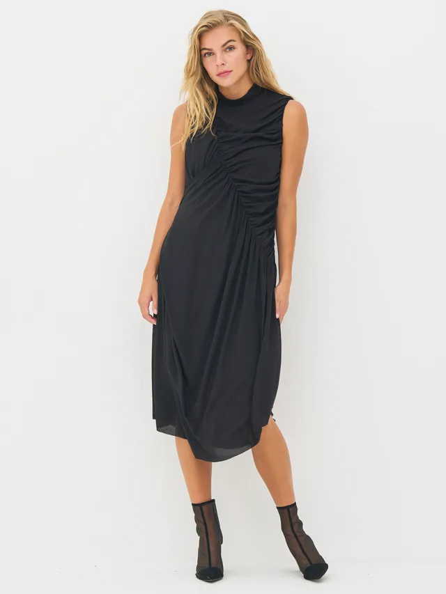 ein-st-ck-vom-gl-ck-beth-midikleid-schwarz-asymmetrisch-n-denmark image 1