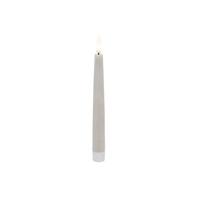 ein-st-ck-vom-gl-ck-led-stabkerzen-echtwachs-sand-2er-set image 1