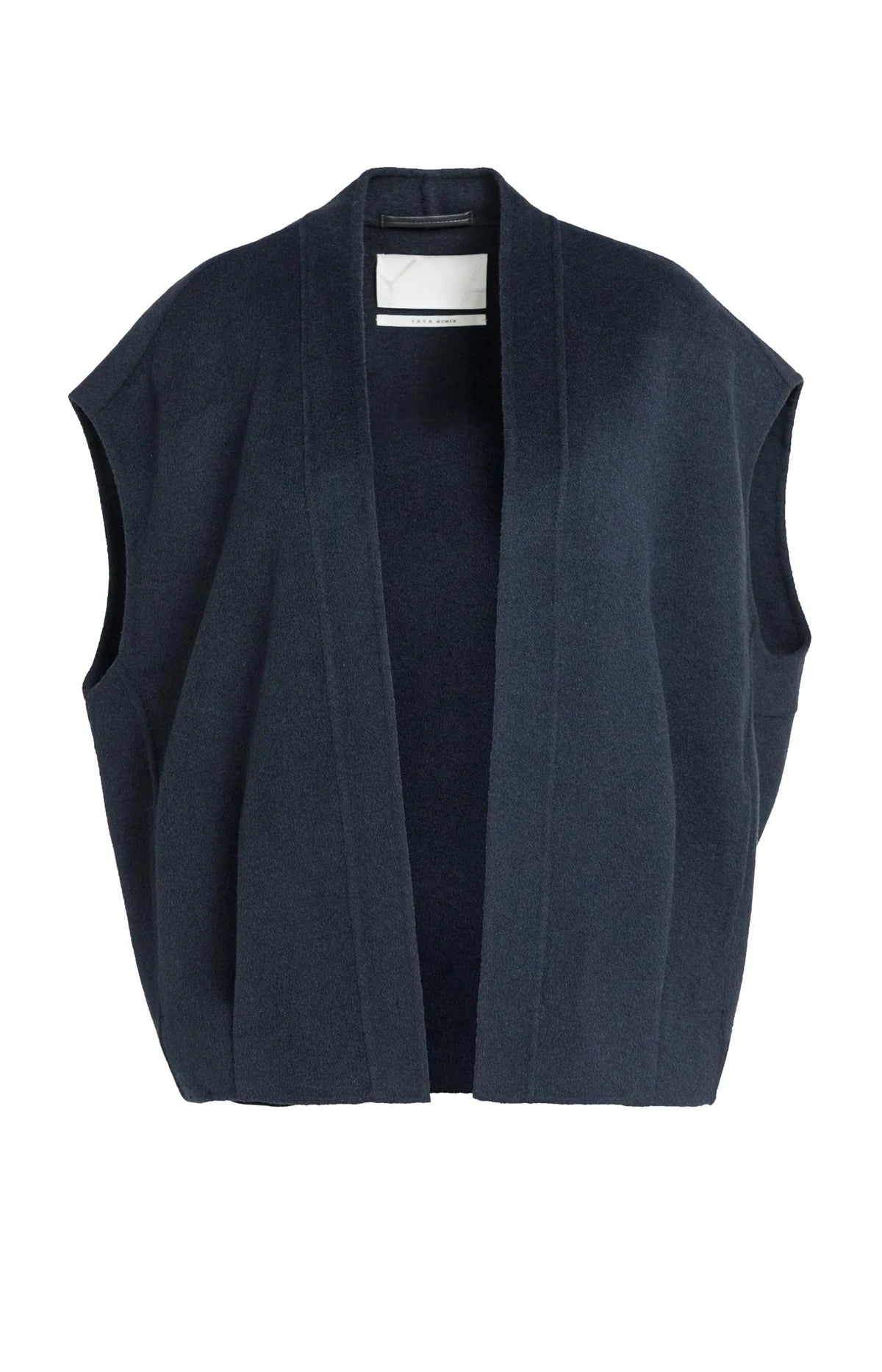 ein-st-ck-vom-gl-ck-yaya-wollweste-dunkelgrau-melange-oversize image 7