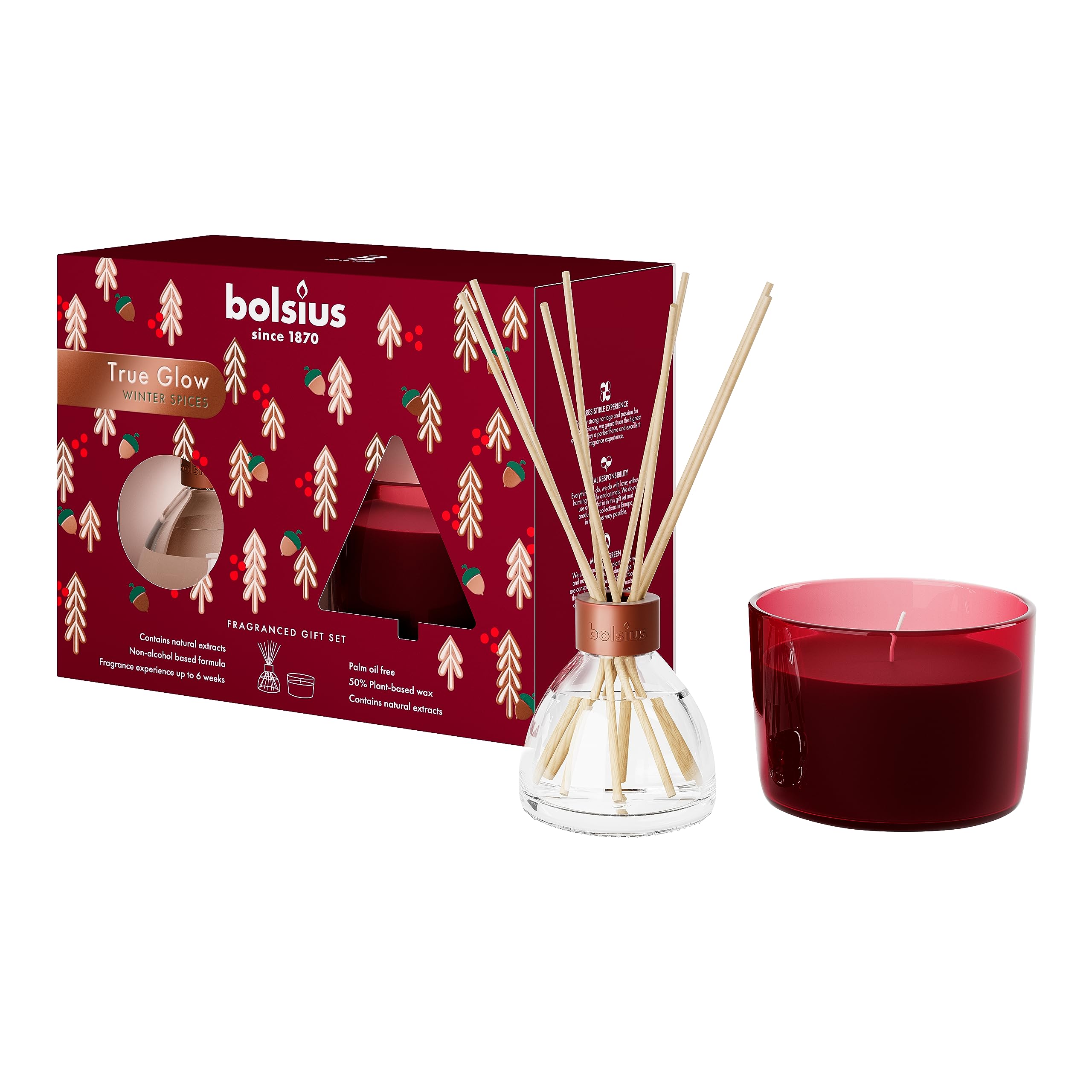 bolsius-true-glow-geschenkset-winter-spices-bordeauxrot-2tlg image 1