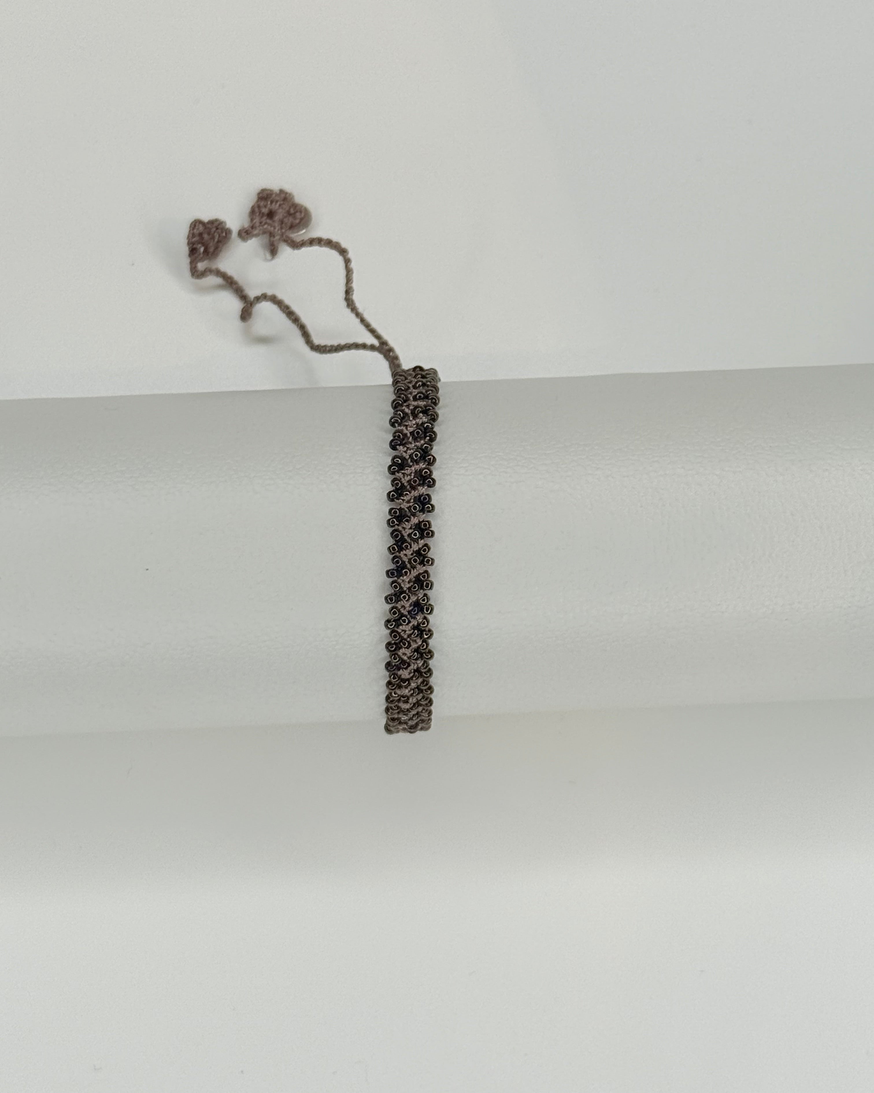 lily-pure-armband-fein-geh-kelt-chocolate-verstellbar image 1