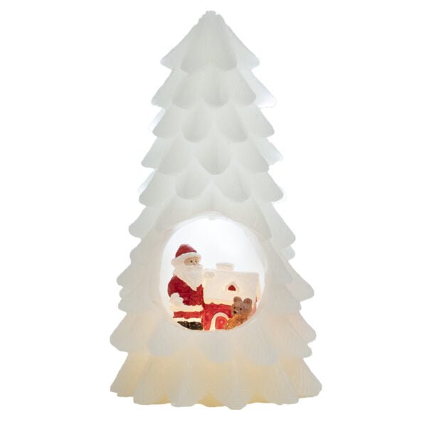 deluxe-homeart-saisons-weihnachtsbaumkerze-11x21-cm-wachs-gr-n image 1