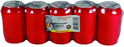 bolsius-grablichte-nr-3-rot-5er-pack-45-stunden image 8