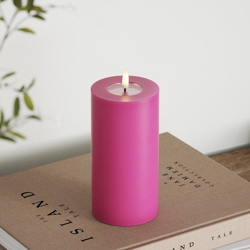 deluxe-homeart-blockkerzen-led-kerze-7-5x15-cm-magenta image 4