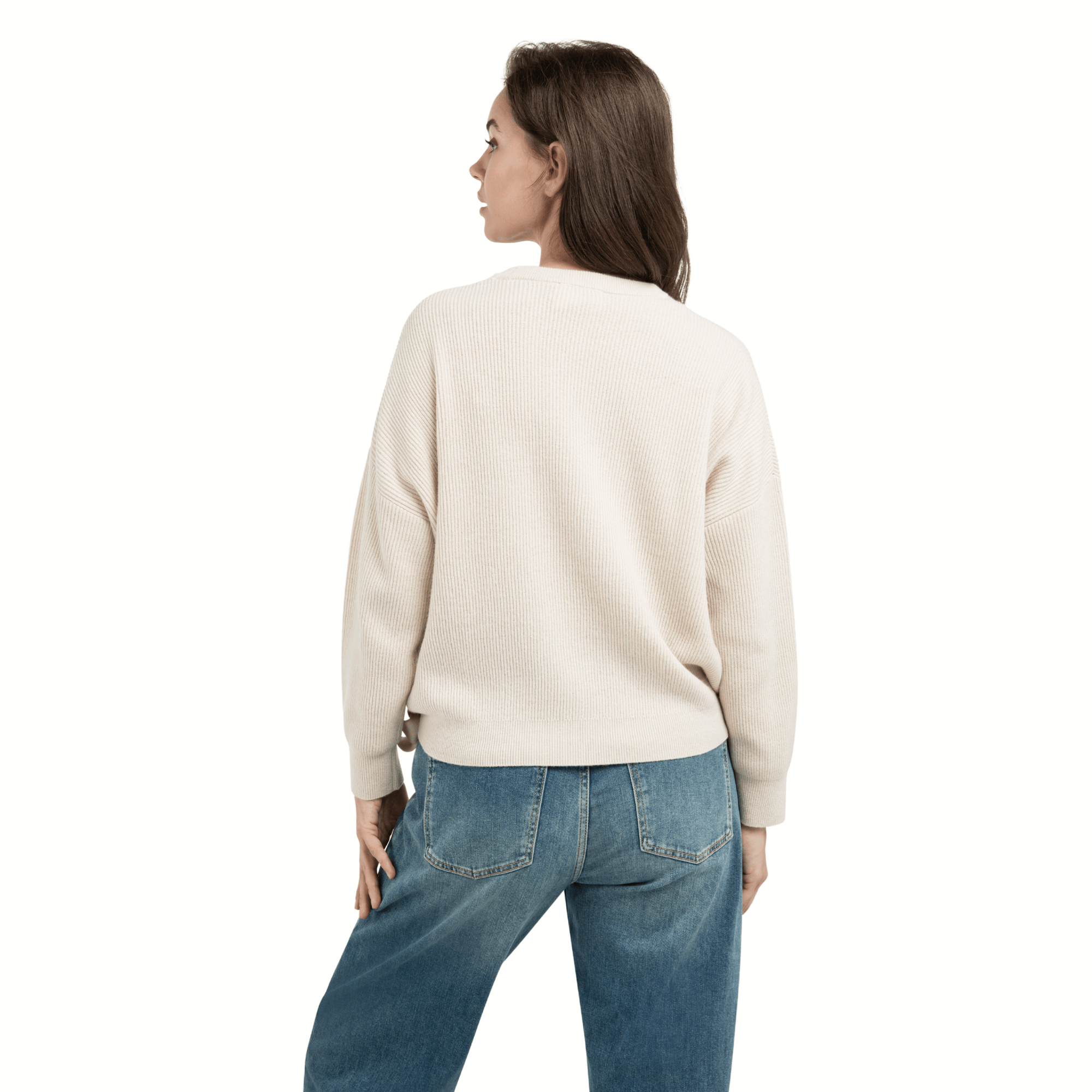 yaya-strickpullover-mit-bindeb-ndern-beige-oversize image 2