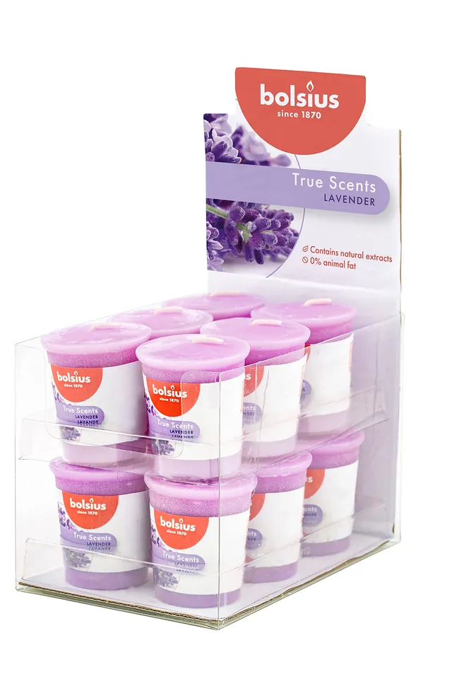 bolsius-true-scents-duftkerzen-lavendel-lila-12er-15-stunden image 1