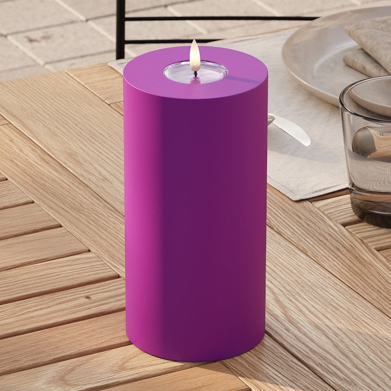 deluxe-homeart-led-blockkerze-au-en-10x20-cm-violett image 2