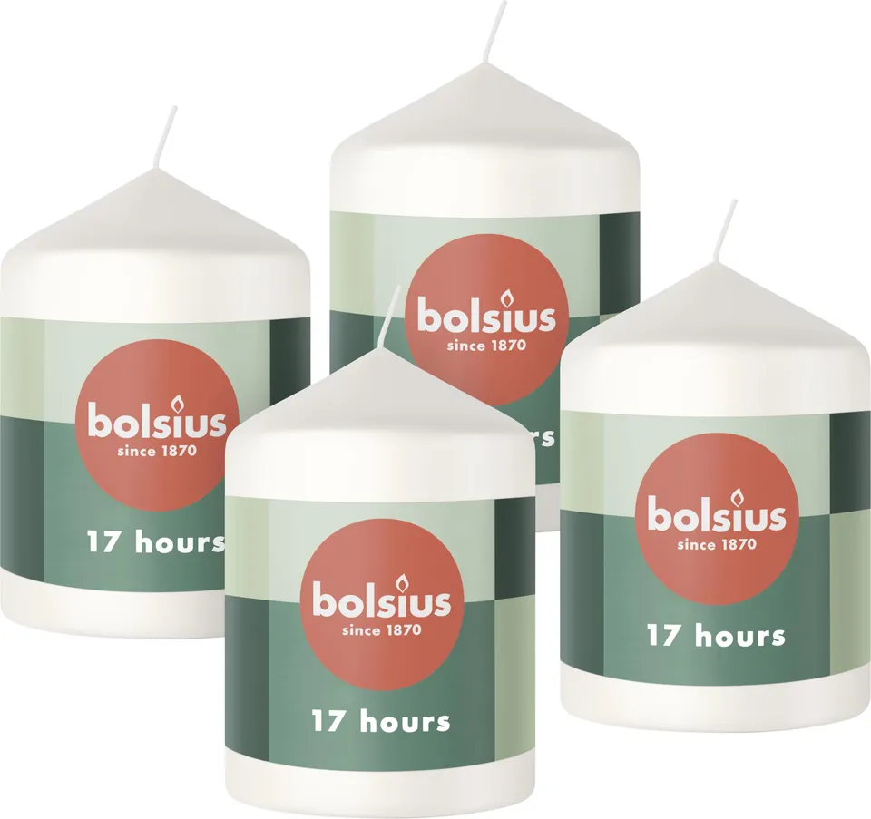 bolsius-essentials-stumpenkerzen-wei-8x6-cm-4-st-ck image 1