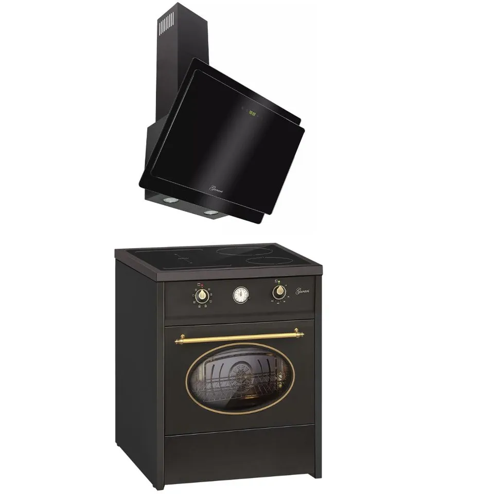 gurari-gch-e-612-bl-gch-s-411-herdset-schwarz-60-cm-induktion image 1