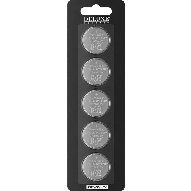 deluxe-homeart-zubeh-r-cr2450-knopfzellen-5er-f-r-led-teelichter image 1