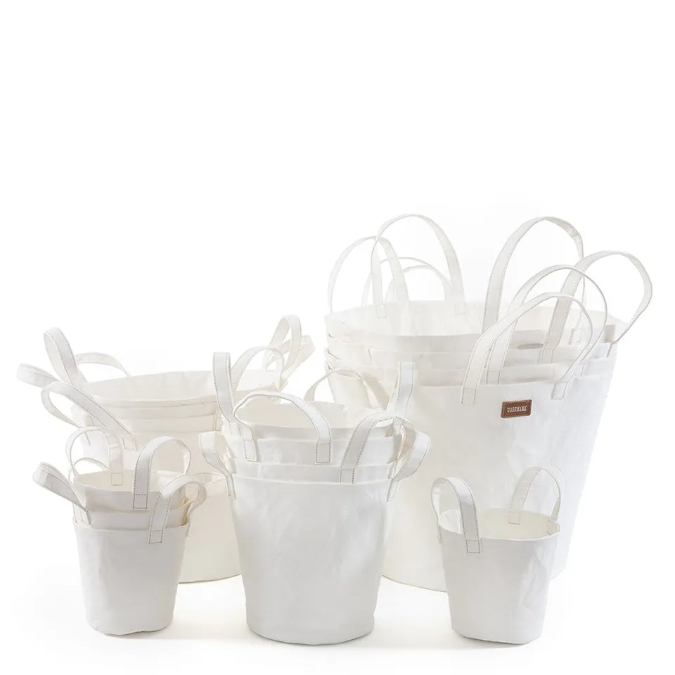 uashmama-paniere-korb-waschbares-papier-grau-medium image 1