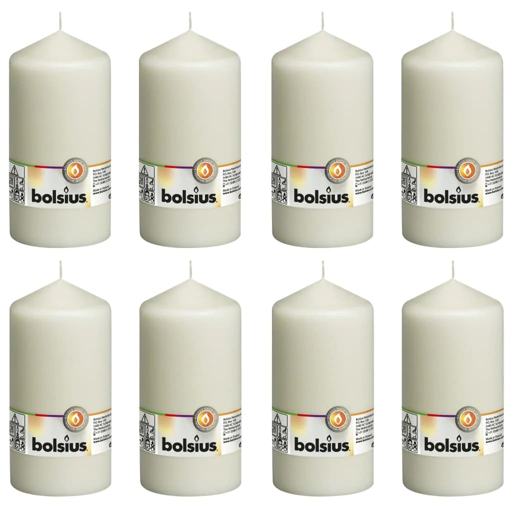 bolsius-essentials-stumpenkerzen-15x8-elfenbein-8er-65h image 1