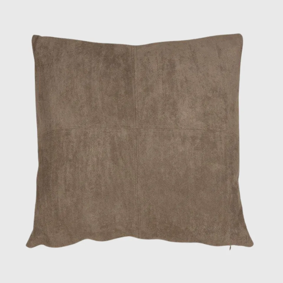 mokki-kissenbezug-graubraun-50x50-cm-nur-bezug-kunstwildleder image 1