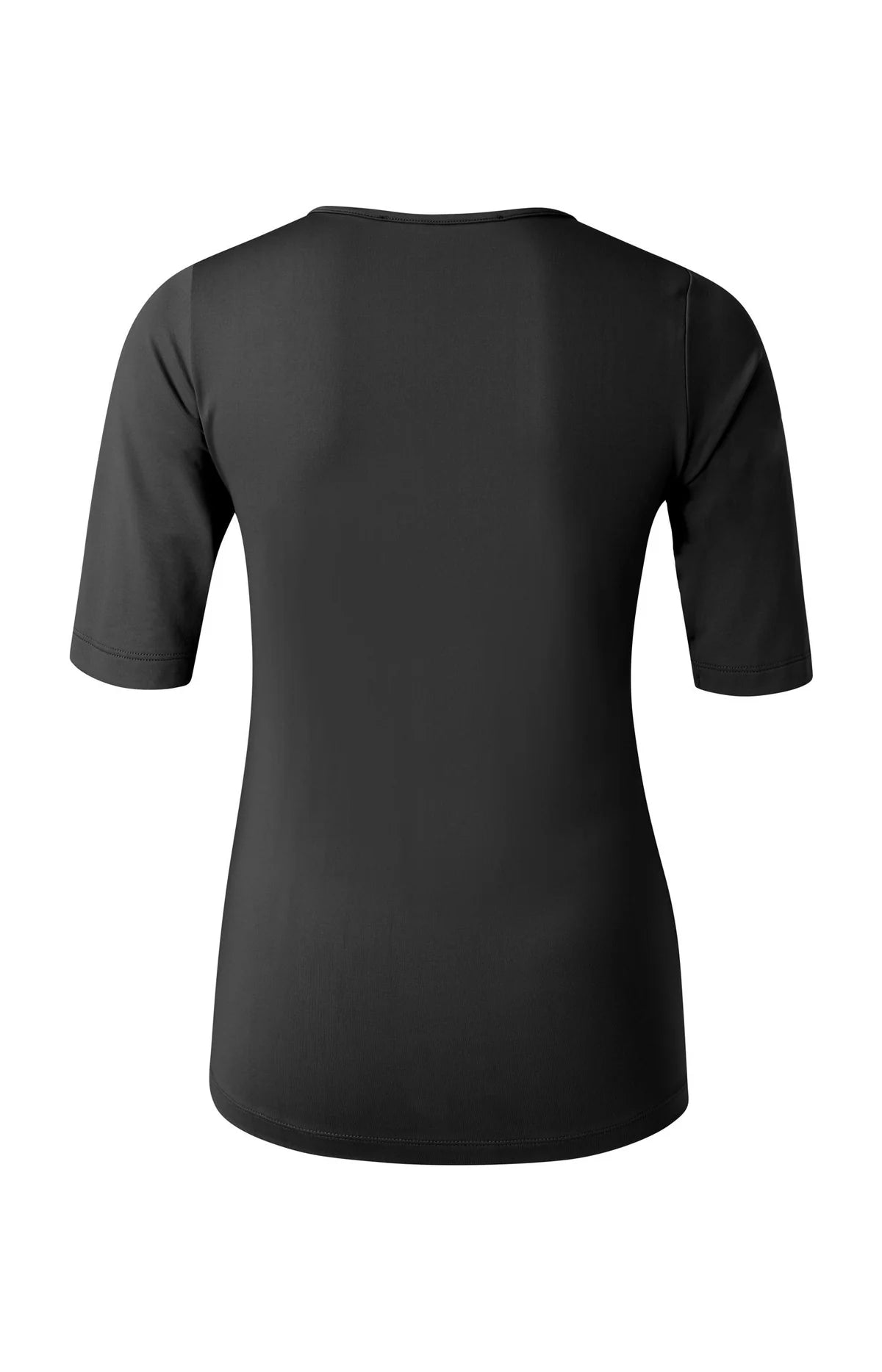yaya-basic-t-shirt-damen-schwarz-v-ausschnitt-gr-e-m image 2