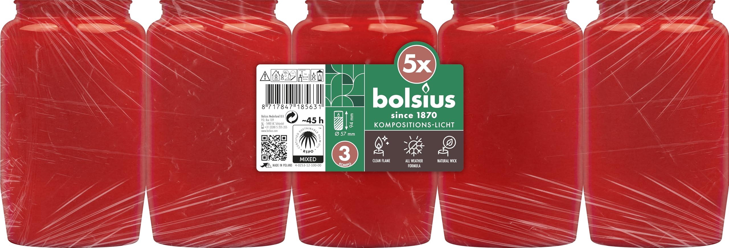 bolsius-grablichter-rot-45h-5-st-ck-kompositionslicht image 1