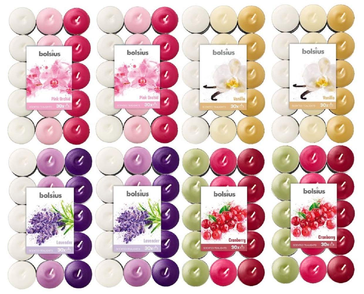 bolsius-true-scents-duftteelichter-mehrfarbig-240-st-ck-4h image 1