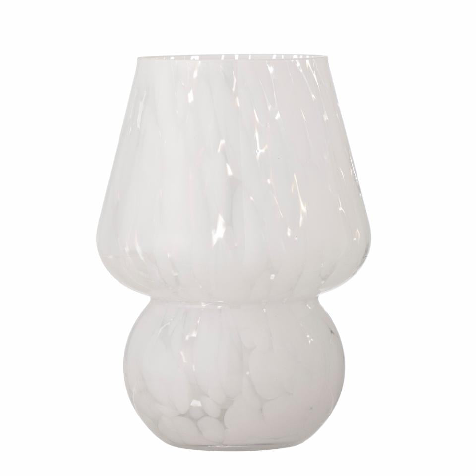 bloomingville-halim-vase-glas-wei-deko-vase image 1
