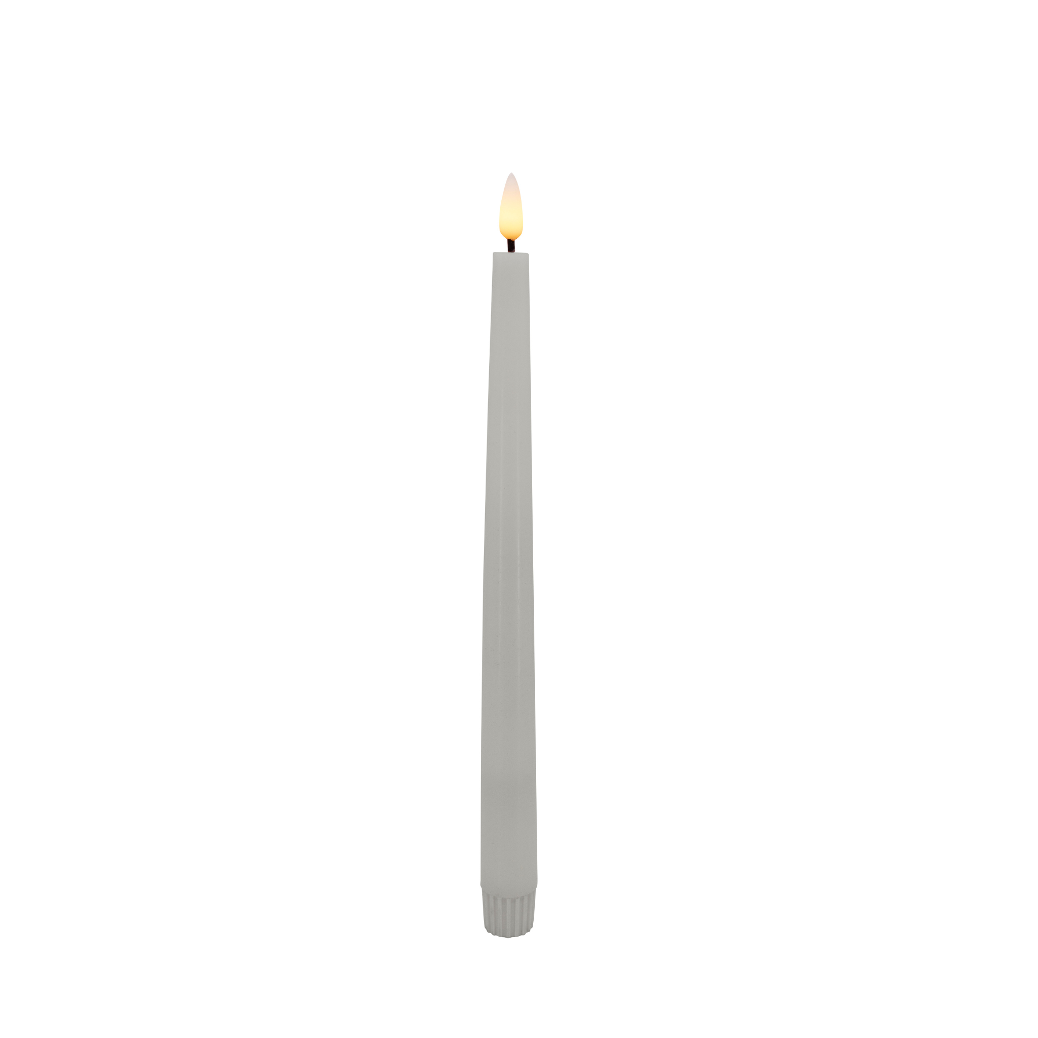 candela-lights-led-stabkerzen-wei-2er-set-echtwachs-26-5-cm image 1
