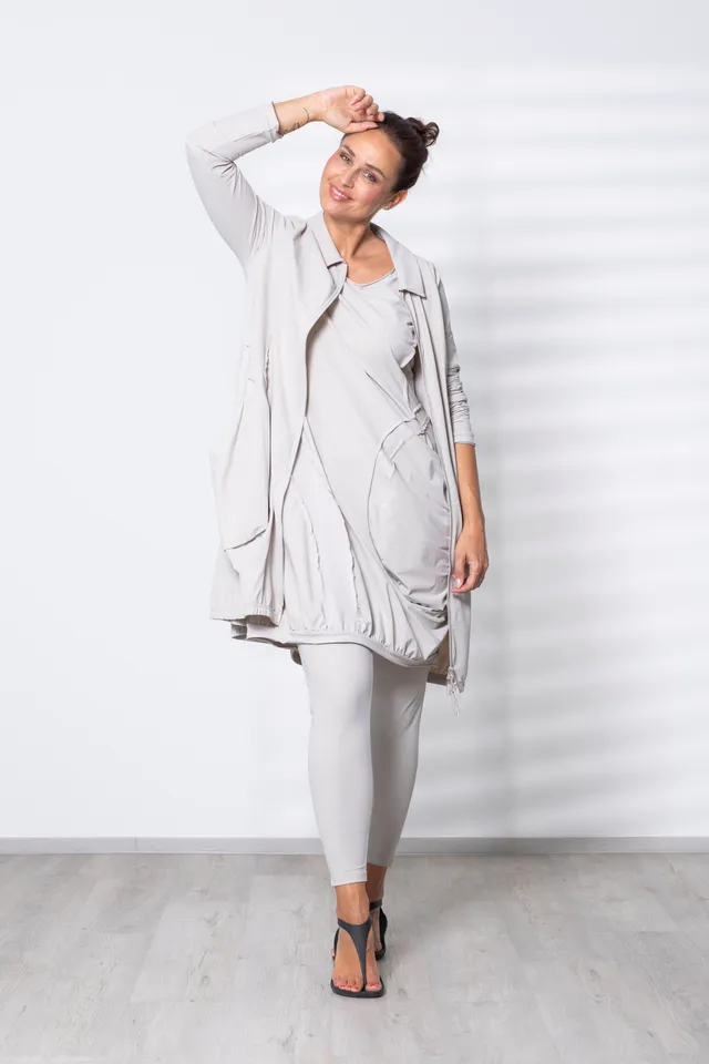 ein-st-ck-vom-gl-ck-jersey-longjacke-sand-beige-jacke-s-m image 1