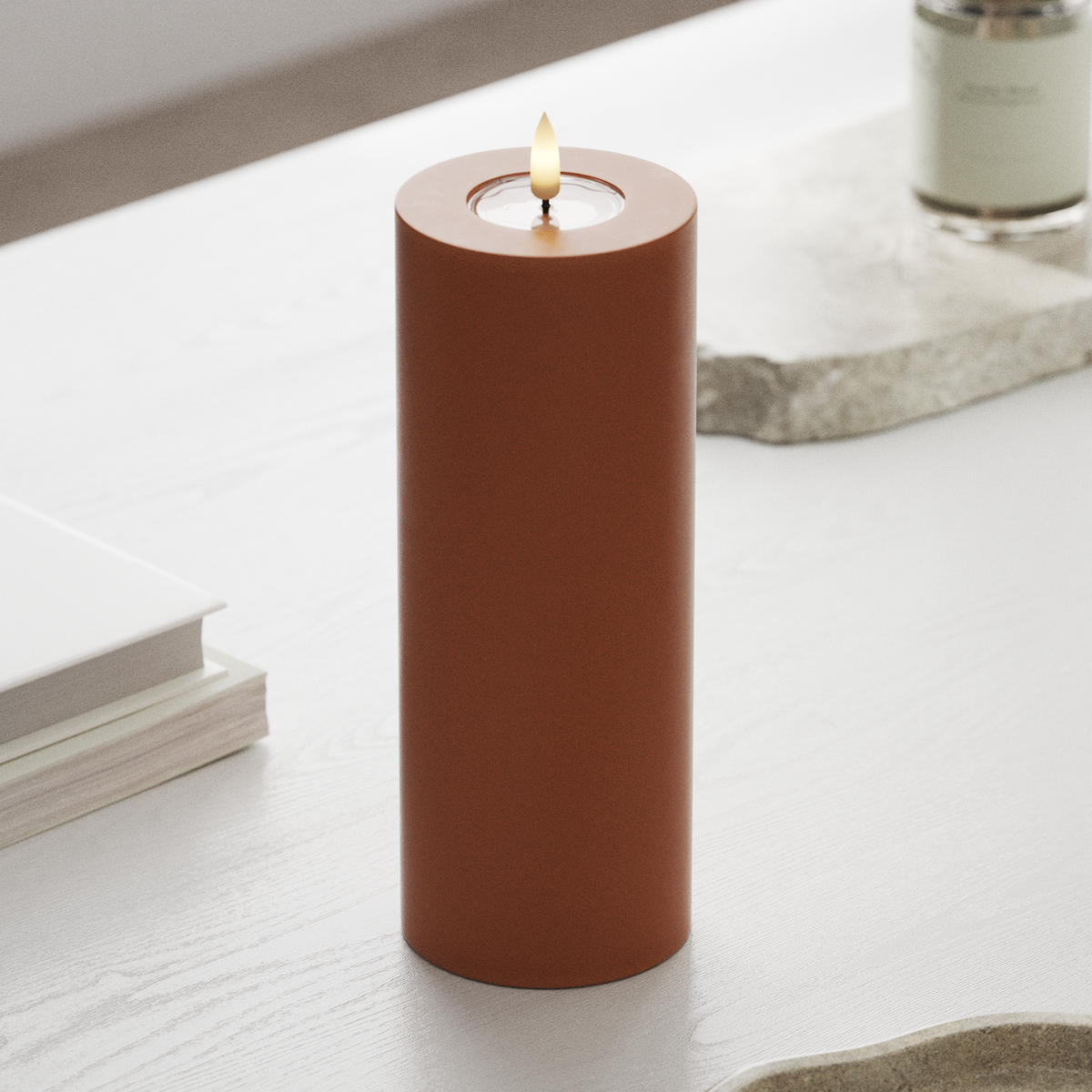 deluxe-homeart-blockkerzen-led-kerze-7-5x20-cm-orange image 3