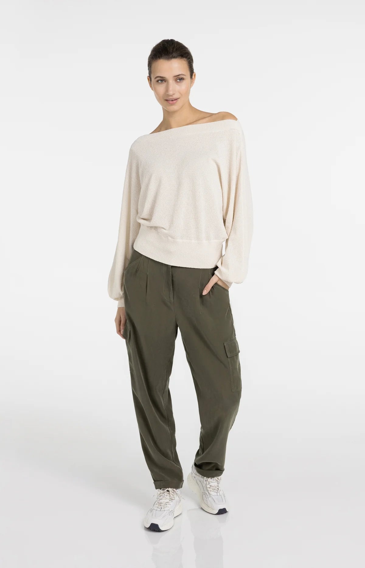 yaya-sommerpullover-u-boot-creme-strickpullover-damen-xs-l image 5