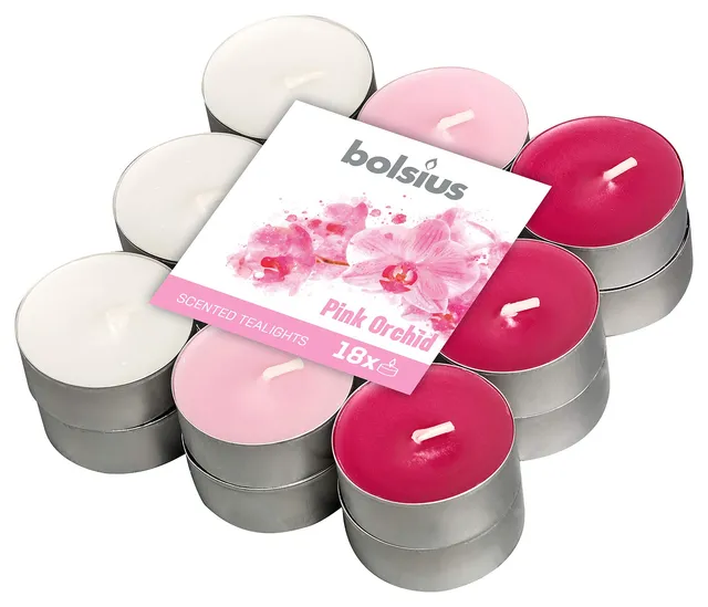 bolsius-true-scents-duftteelichter-rosa-orchidee-18er-pack image 1