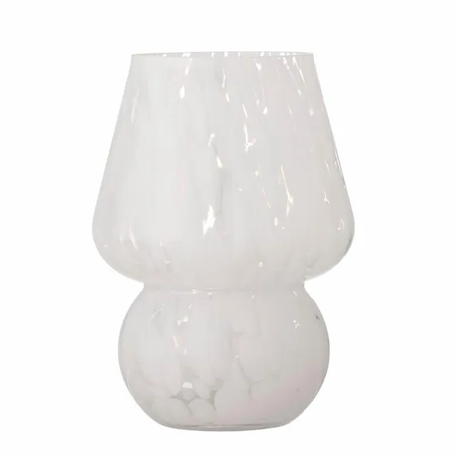 bloomingville-halim-vase-glas-wei-deko-vase image 1
