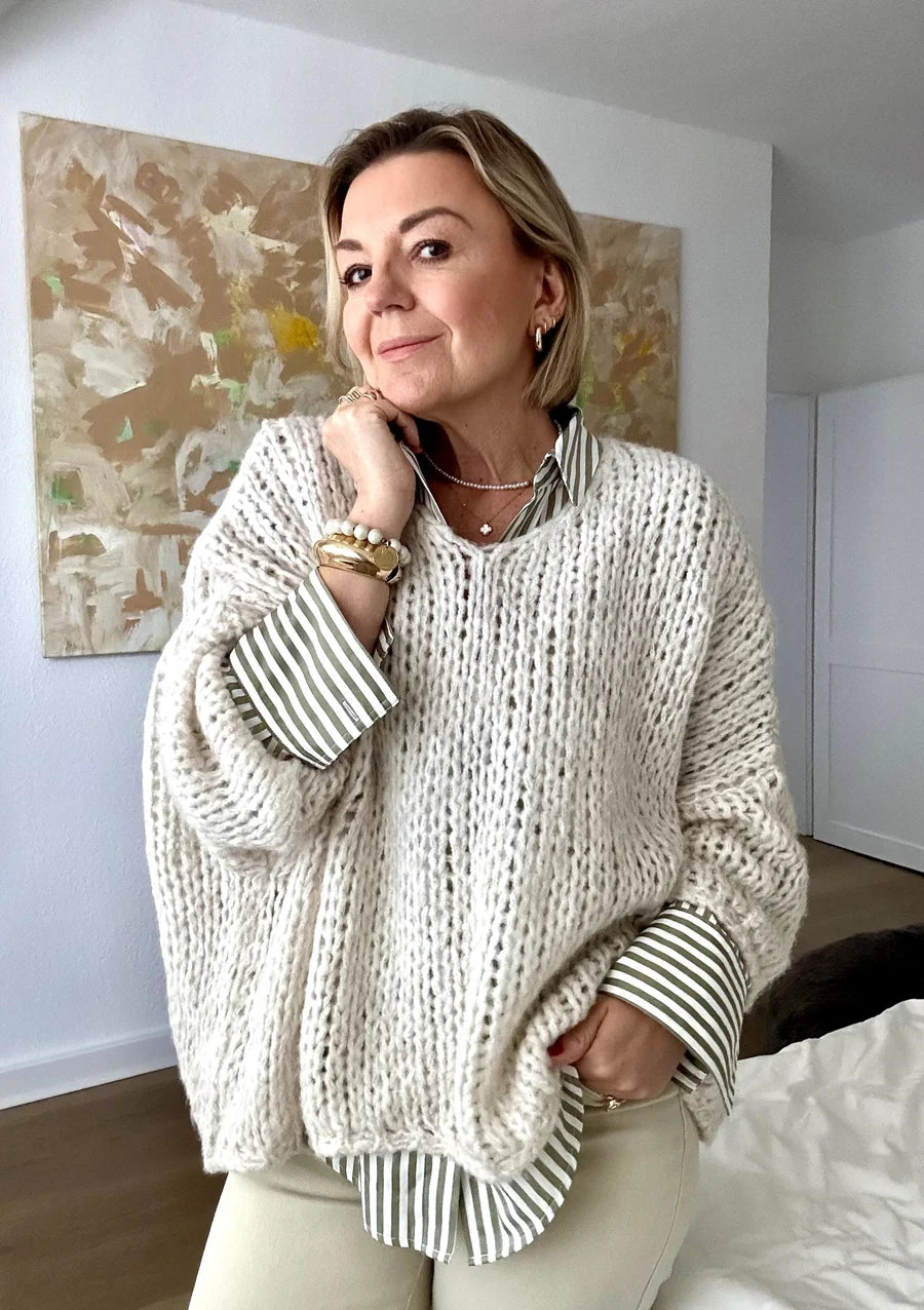 ein-st-ck-vom-gl-ck-lora-grobstrickpullover-kalk-wolle image 1