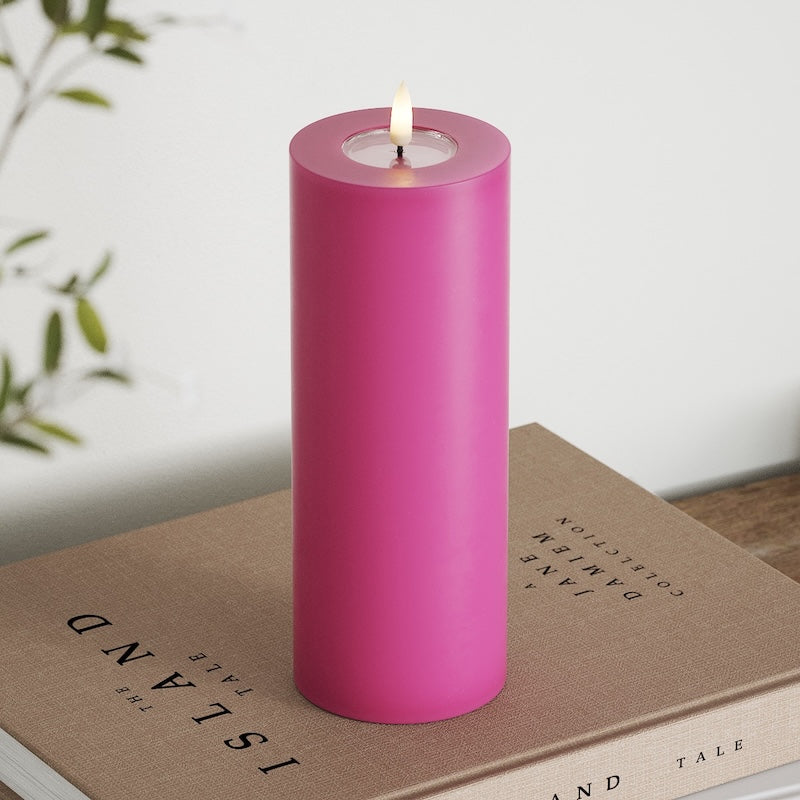 deluxe-homeart-blockkerzen-led-blockkerze-magenta-7-5x20-cm-real-flame image 4