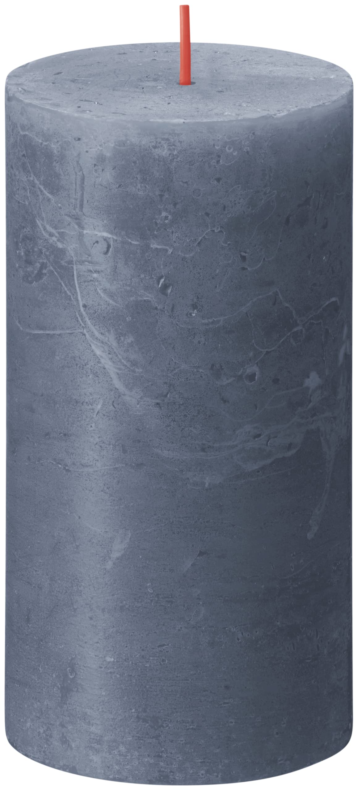 bolsius-rustik-stumpenkerze-dunkelblau-13x7-cm-4er-60h image 2