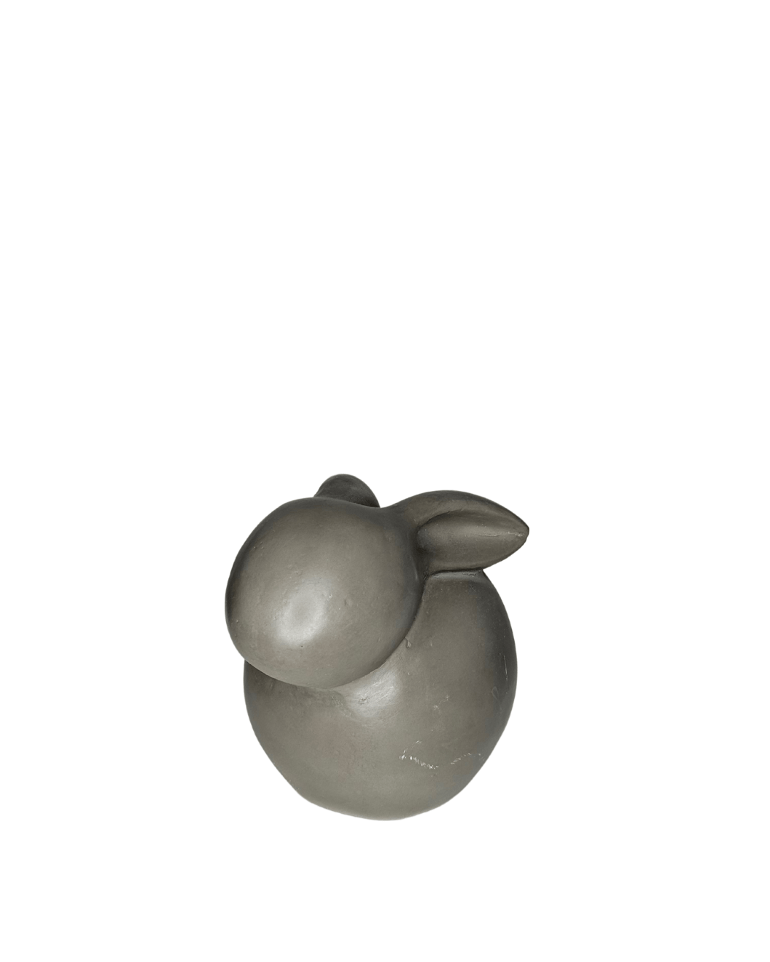 ein-st-ck-vom-gl-ck-beton-hase-sitzend-grau-mittel image 2