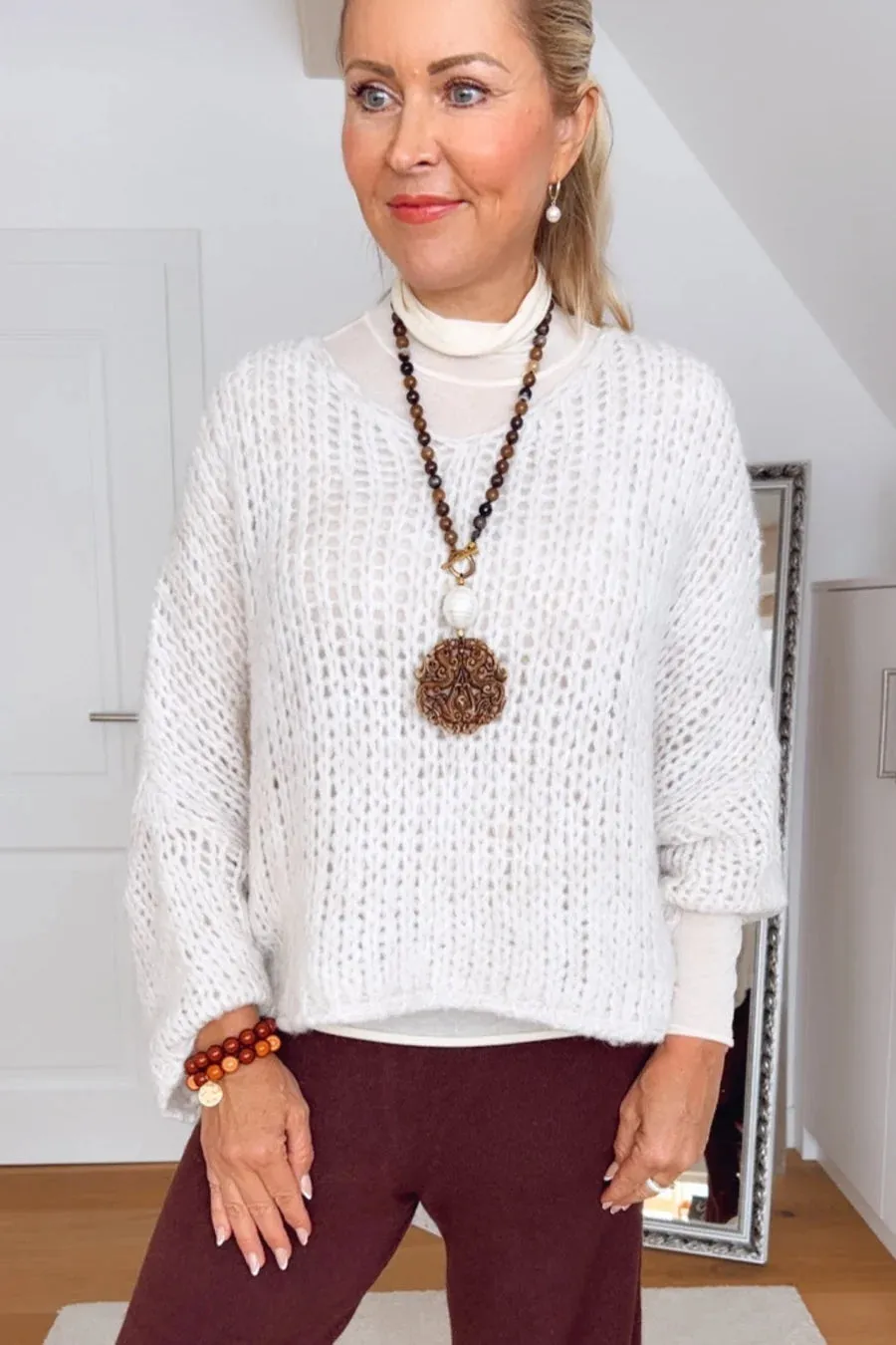 lora-oversize-grobstrickpullover-offwhite-wolle image 1