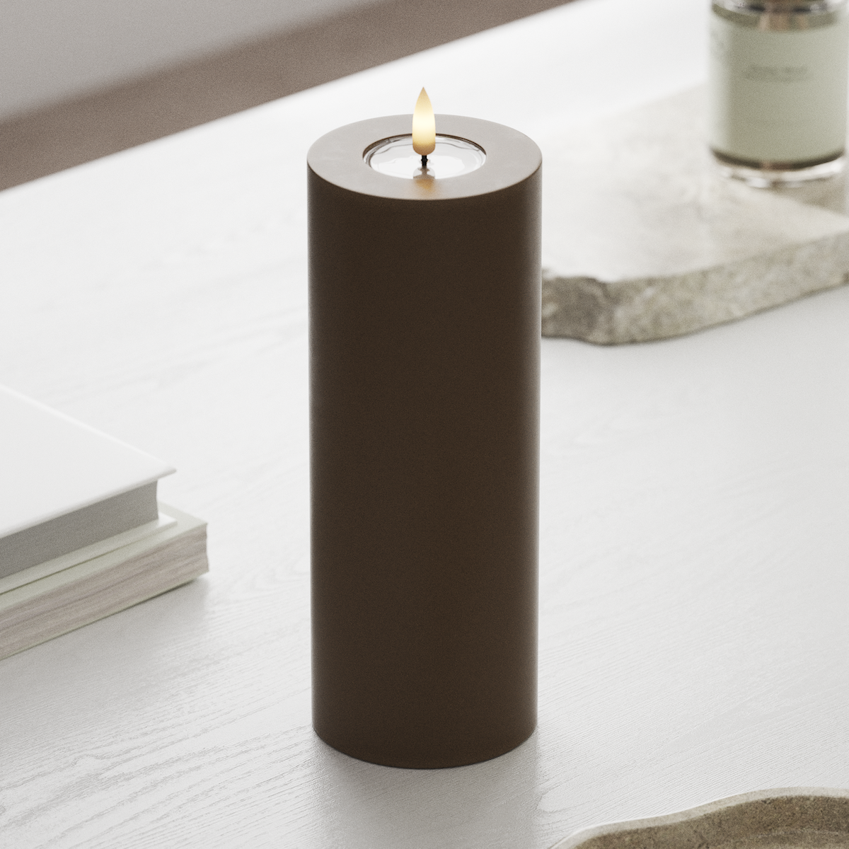 deluxe-homeart-blockkerzen-7-5x20-cm-led-kerze-karamell-real-flame image 3
