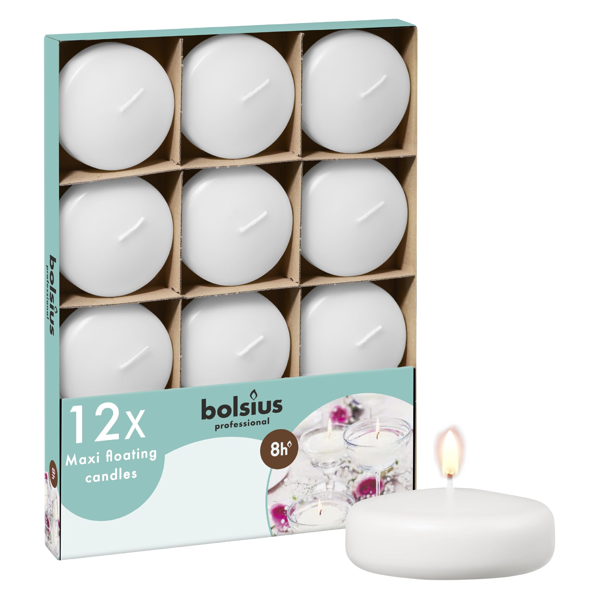 bolsius-true-scents-maxi-schwimmkerzen-wei-12er-8-stunden image 1
