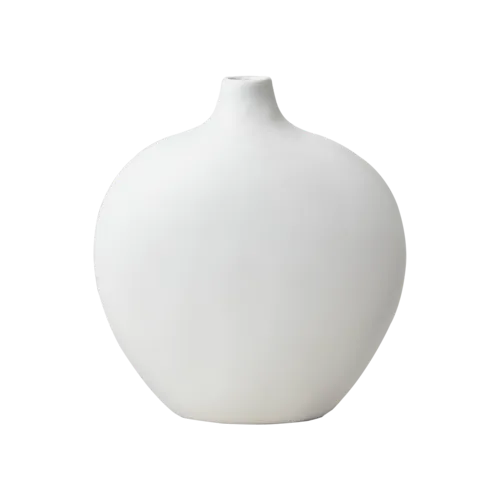 affari-of-sweden-flaschenvase-wei-steingut-bauchig image 1