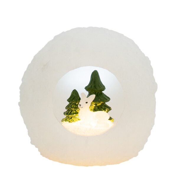 deluxe-homeart-saisons-schneekugel-12x12-cm-weihnachtsdeko image 1
