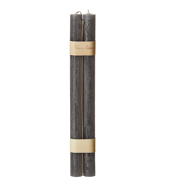 vance-kitira-timber-stabkerzen-2er-set-grau-30-cm-paraffin image 1