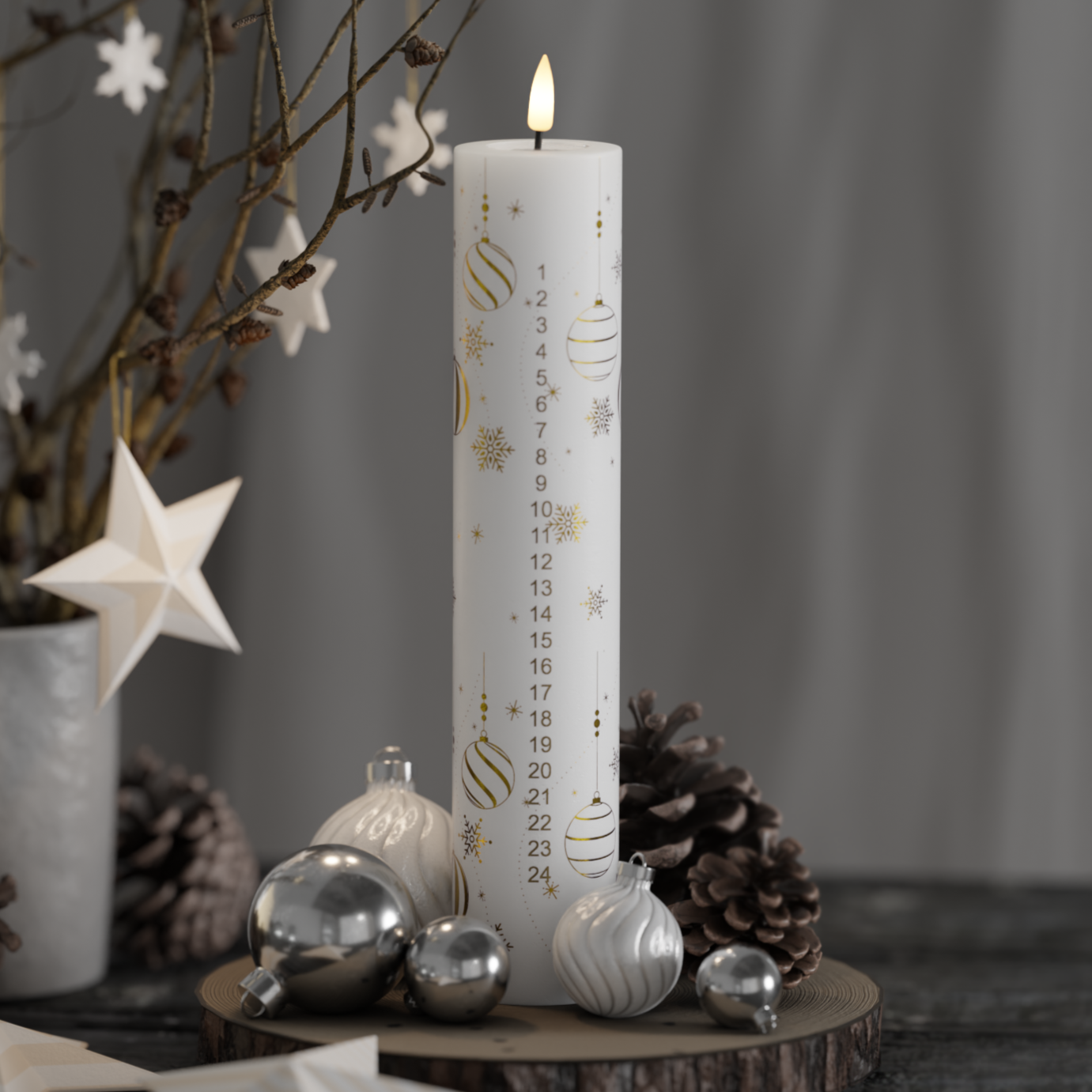 deluxe-homeart-saisons-led-kalenderleuchte-gold image 3