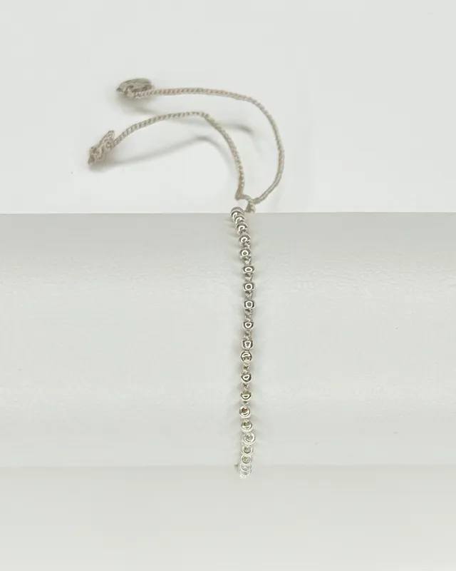 liz-h-kel-armband-perlen-silber-2mm-verstellbar image 1