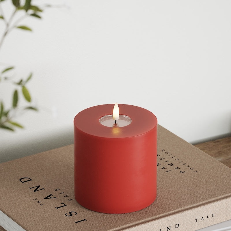 deluxe-homeart-blockkerzen-led-blockkerze-10x10-cm-rot-real-flame image 4
