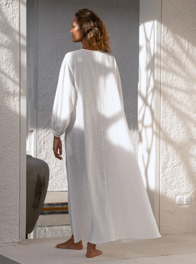 luciee-blanche-maxikleid-musselin-ecru-wei-einheitsgr-e image 3