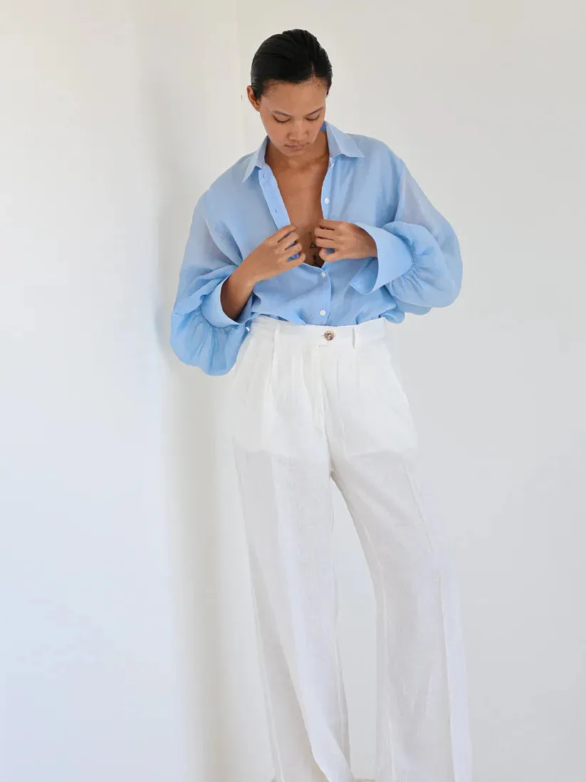 luciee-linen-pleat-pant-leinenhose-wei-weites-bein image 1