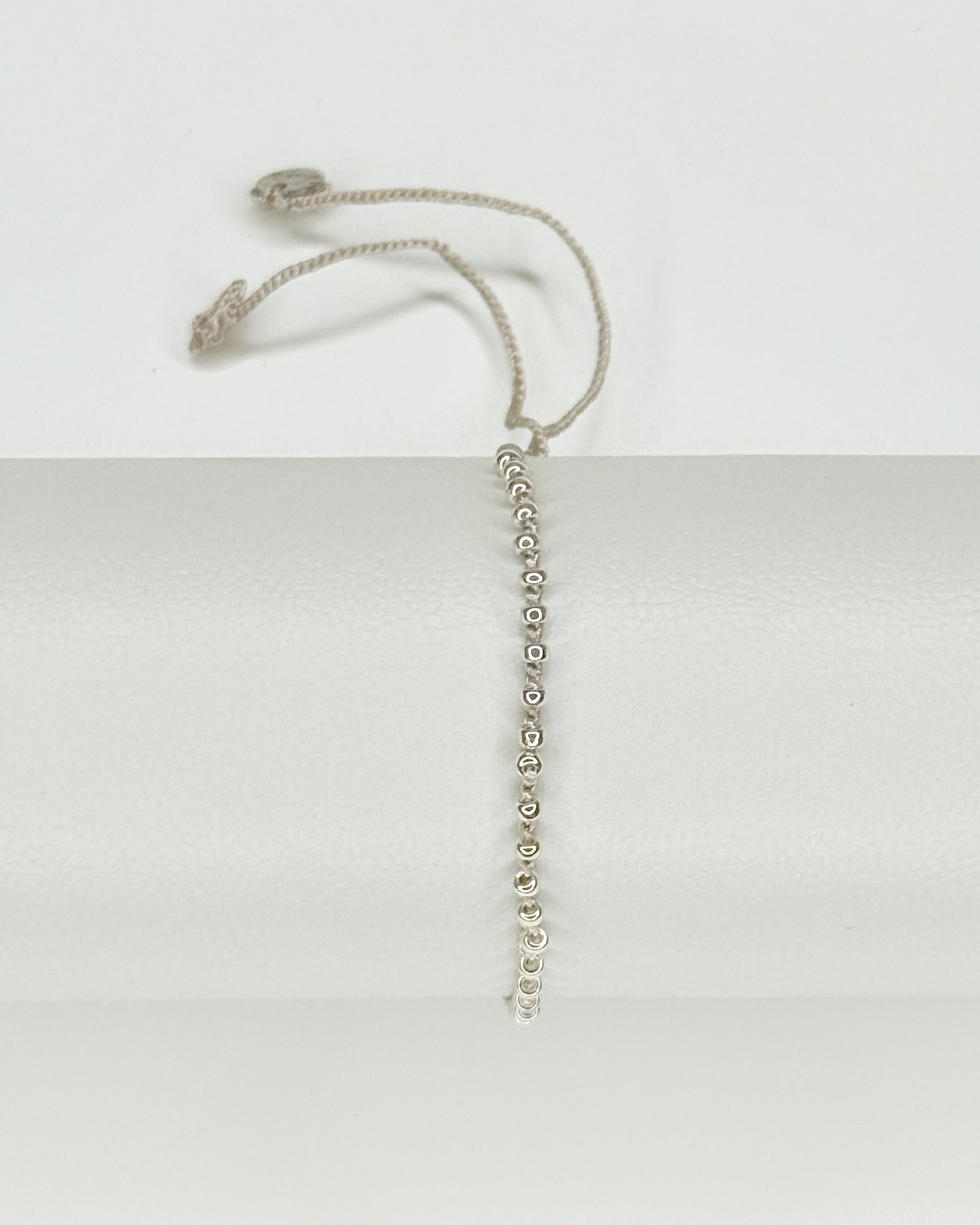liz-h-kel-armband-perlen-silber-2mm-verstellbar image 1