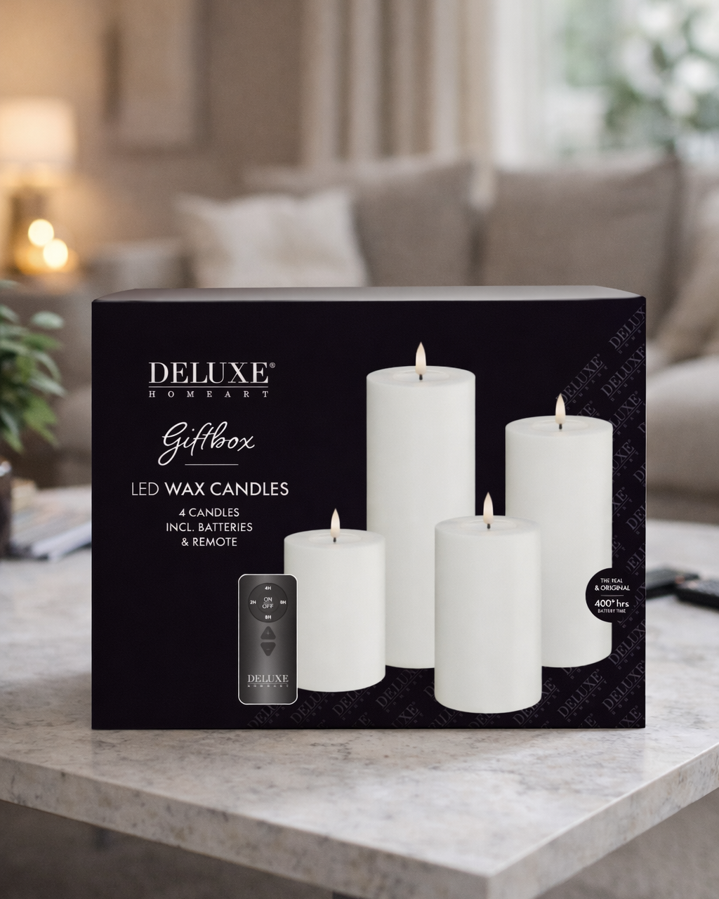 deluxe-homeart-blockkerzen-led-kerzen-4er-wei-mit-fernbedienung image 1