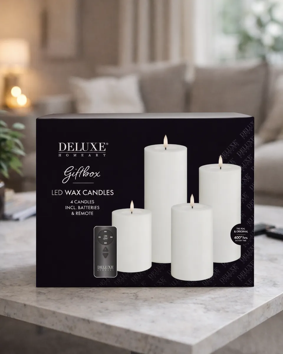 deluxe-homeart-blockkerzen-led-kerzen-4er-wei-mit-fernbedienung image 1