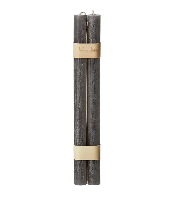 vance-kitira-timber-stabkerzen-2er-set-grau-30-cm-paraffin image 1