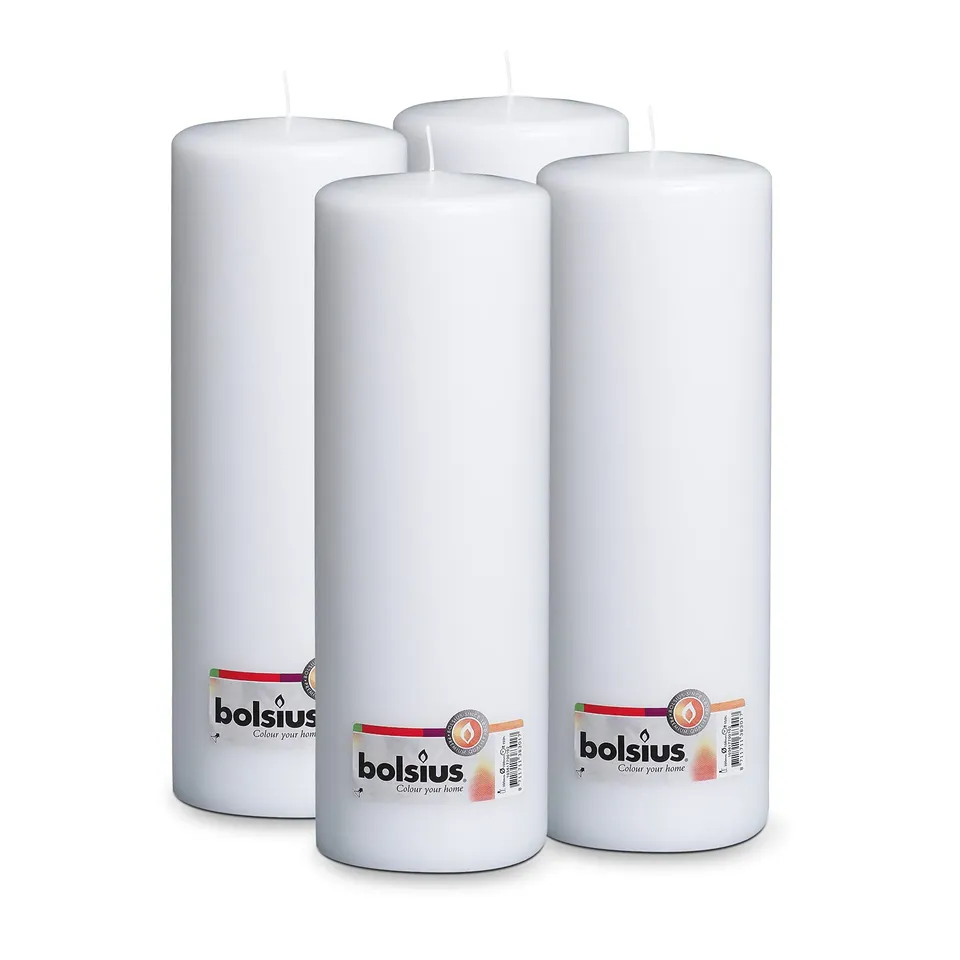 bolsius-essentials-stumpenkerze-wei-30x10cm-175-std-glatt image 1