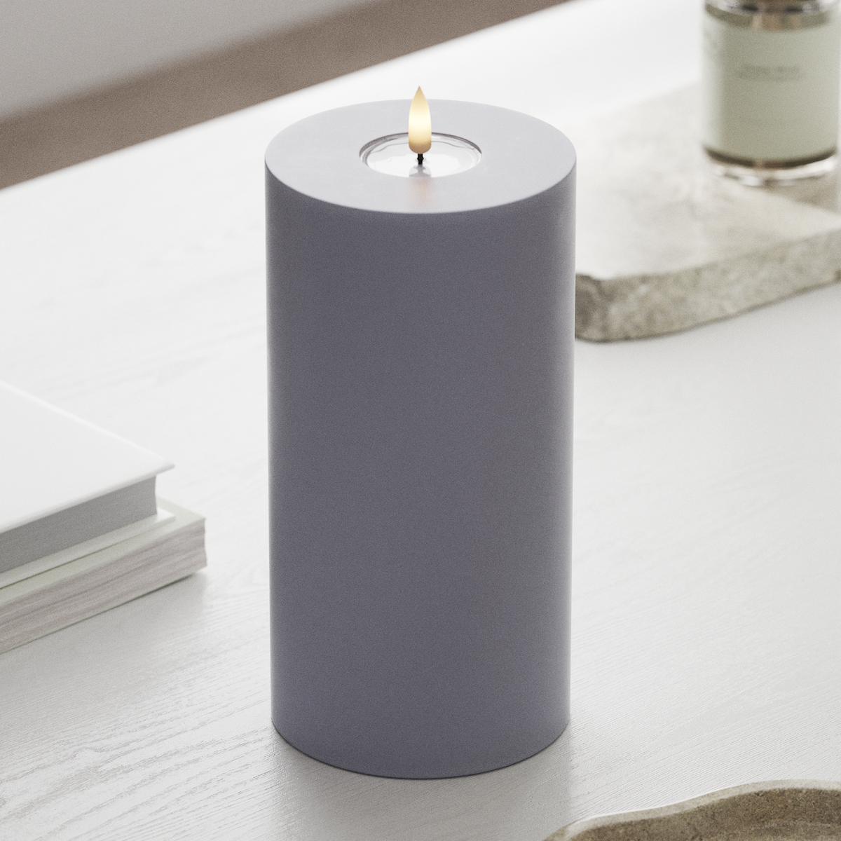 deluxe-homeart-blockkerzen-10x20-cm-led-kerze-mist-blue-real-flame image 3