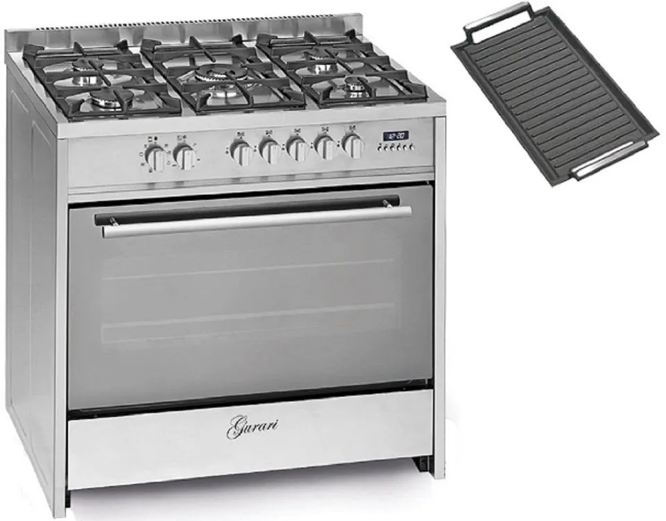 gurari-gch-g-910-x-standherd-90-cm-edelstahl-gas-wok image 1